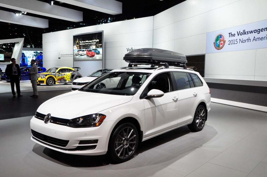 Volkswagen Golf SportWagen at the 2015 Chicago Auto Show